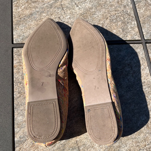 Serra cork paint splatter flat shoes - Picture 6 of 11